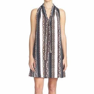 1. state • tie neck shift dress size xs